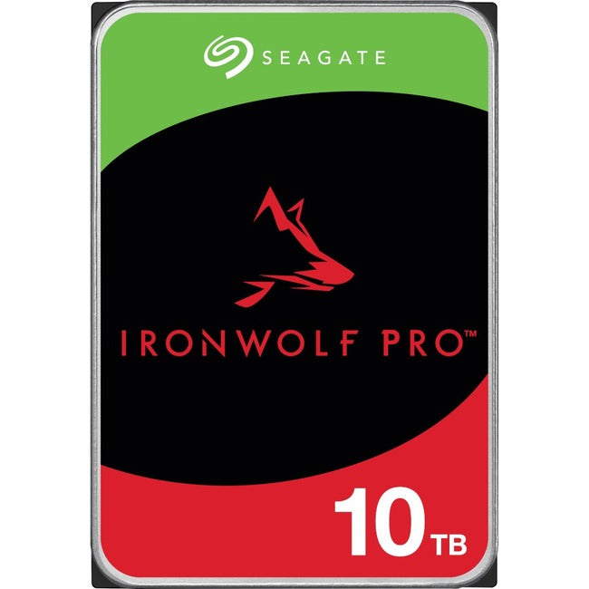 Disque dur Seagate IronWolf Pro ST10000NT001 10 To - 3,5" interne - SATA (SATA/600) - Méthode d'enregistrement magnétique conventionnel (CMR)