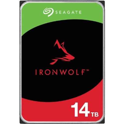 Disque dur Seagate IronWolf Pro ST14000NT001 14 To - 3,5" interne - SATA (SATA/600) - Méthode d'enregistrement magnétique conventionnel (CMR)