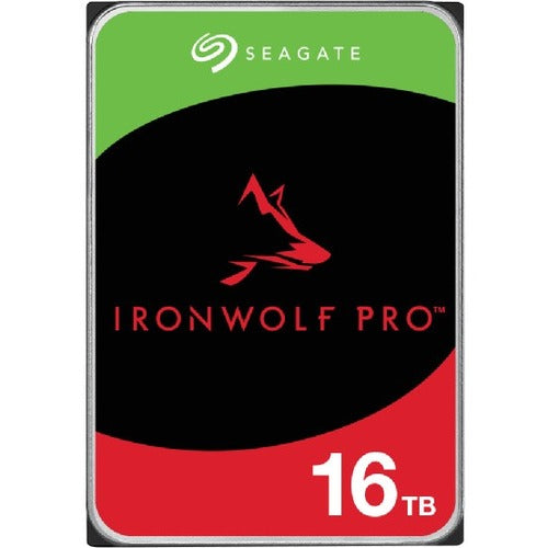 Disque dur Seagate IronWolf Pro ST16000NT001 16 To - 3,5" interne - SATA (SATA/600) - Méthode d'enregistrement magnétique conventionnel (CMR)