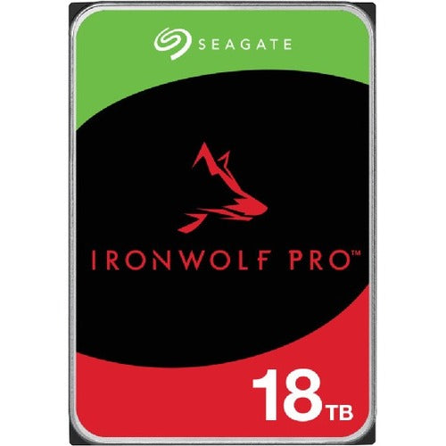 Disque dur Seagate IronWolf Pro ST18000NT001 18 To - 3,5" interne - SATA (SATA/600) - Méthode d'enregistrement magnétique conventionnel (CMR)