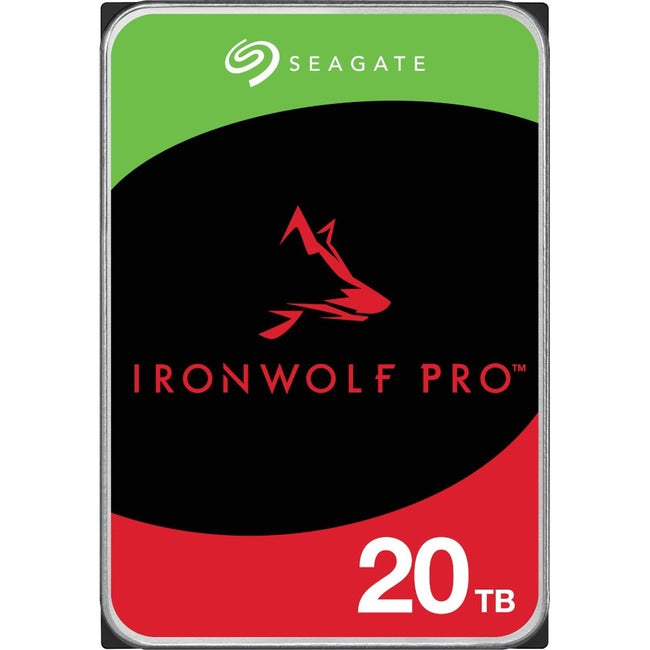 Disque dur Seagate IronWolf Pro ST20000NT001 20 To - 3,5" interne - SATA (SATA/600) - Méthode d'enregistrement magnétique conventionnel (CMR)