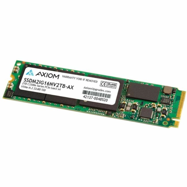 Disque SSD Axiom C3300n 2 To - M.2 2280 interne - PCI Express NVMe (PCI Express NVMe 3.0 x4) - Conforme TAA