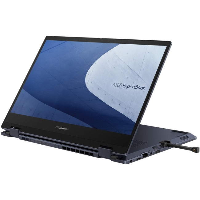 Asus ExpertBook B5 Flip B5402F B5402FBA-Q53P-CB 14" Touchscreen Convertible 2 in 1 Notebook - Full HD - 1920 x 1080 - Intel Core i5 12th Gen i5-1240P Dodeca-core (12 Core) 1.70 GHz - 8 GB Total RAM - 8 GB On-board Memory - 256 GB SSD - Star Black