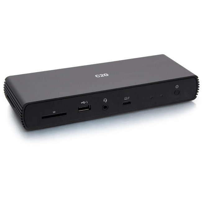 Station d'accueil double écran USB C Thunderbolt 4 C2G avec Ethernet - 90 W PD