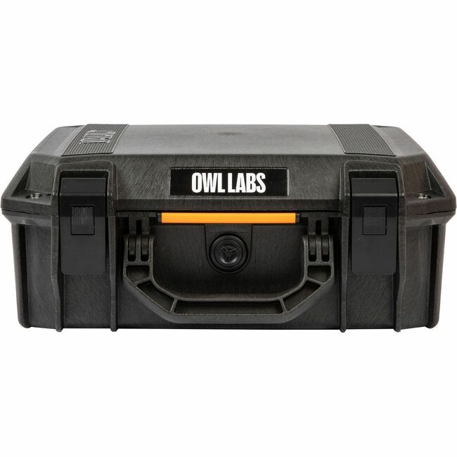 Owl Labs Carrying Case Rugged Video Conferencing Camera, Accessories, USB Drive, Power Supply - Black