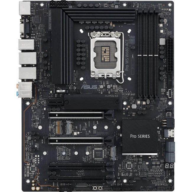Carte mère pour station de travail Asus Pro WS W680-ACE - Chipset Intel W680 - Socket LGA-1700 - Mémoire Intel Optane compatible - ATX
