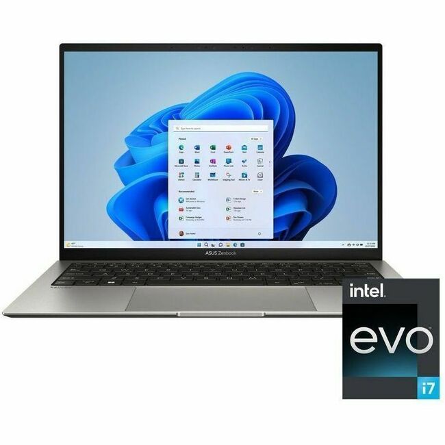 Asus Zenbook S 13 OLED UX5304 UX5304VA-DS71-CA 13.3" Notebook - WQXGA+ - 2880 x 1800 - Intel Core i7 13th Gen i7-1355U Deca-core (10 Core) 1.70 GHz - Intel Evo Platform - 16 GB Total RAM - 16 GB On-board Memory - 1 TB SSD - Basalt Gray