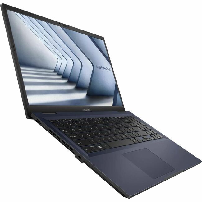 Asus ExpertBook Essential B1 B1502 B1502CBA-Q71P-CB 15.6" Notebook - Intel Core i7 12th Gen i7-1255U Deca-core (10 Core) 1.70 GHz - 16 GB Total RAM - 512 GB SSD - Star Black