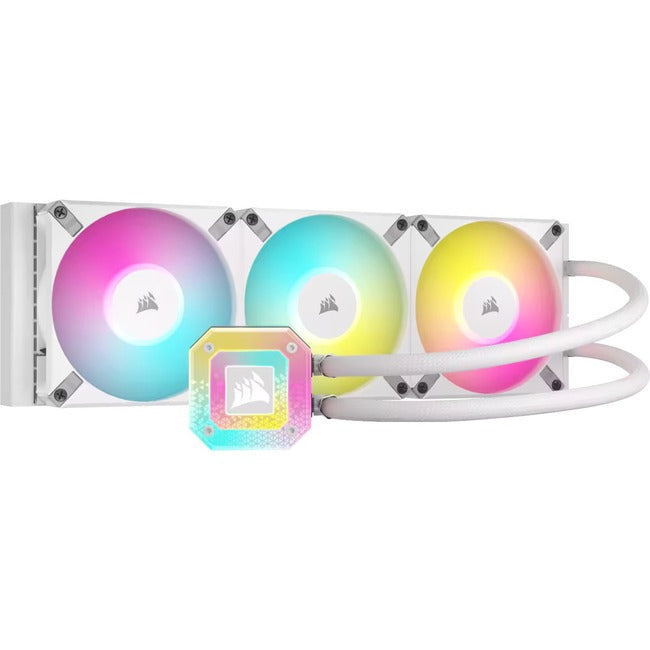 Refroidisseur liquide pour processeur Corsair iCUE H150i ELITE CAPELLIX XT, blanc