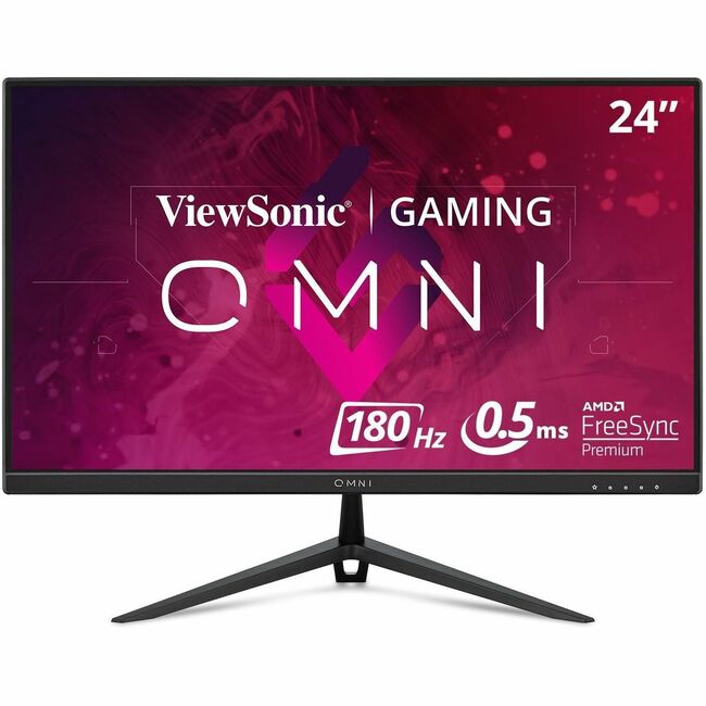 Moniteur LED Full HD 24" ViewSonic Entertainment VX2428 - 16:9 - Noir