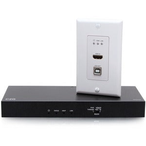 Émetteur vers récepteur mural C2G 4K HDMI HDBaseT + USB et RS232