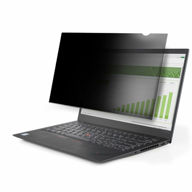 StarTech.com Écran de confidentialité pour ordinateur portable 13,3 pouces pour écrans 16:9, filtre de confidentialité antireflet avec réduction de la lumière bleue de 51 %, mat/brillant