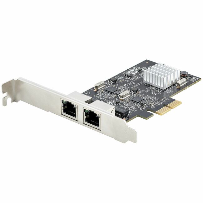 Carte adaptateur réseau Ethernet 2,5 Gb/s StarTech.com à 2 ports - PCIe 2.0 x2
