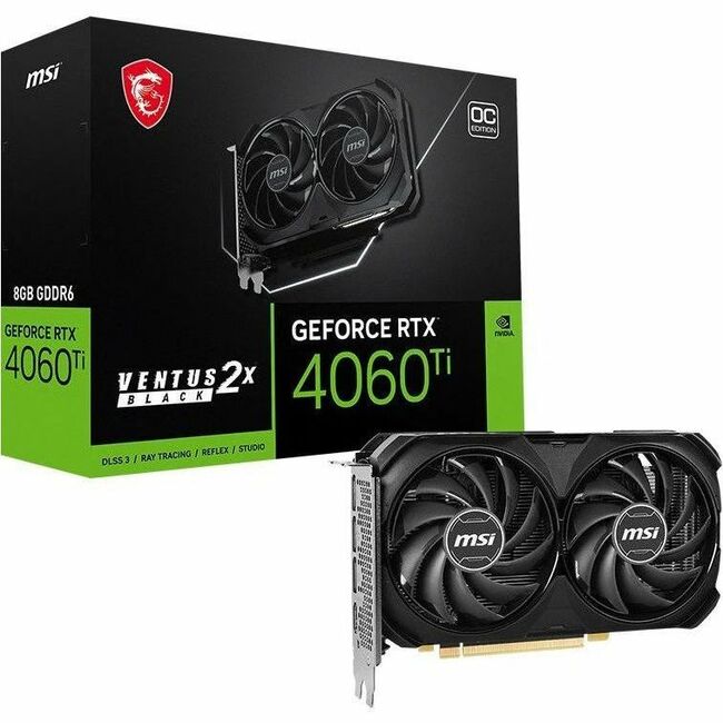 Carte graphique MSI NVIDIA GeForce RTX 4060 Ti - 8 Go GDDR6