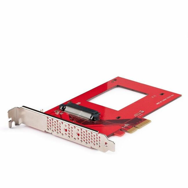 StarTech.com Carte adaptateur U.3 vers PCIe, adaptateur PCIe 4.0 x4 pour SSD NVMe U.3 2,5 pouces, carte d'extension PCI Express SFF-TA-1001, conforme TAA