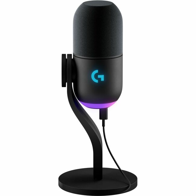 MICRO DE JEU RVB DYNAMIQUE LOGITECH NC/NR YETI GX AVEC LIGHTSYNC-NOIR