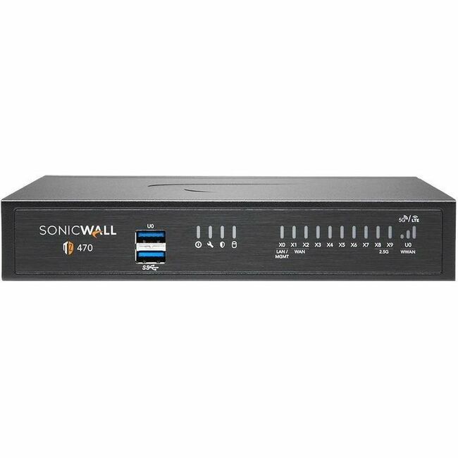 Appareil de sécurité réseau/pare-feu SonicWall TZ470
