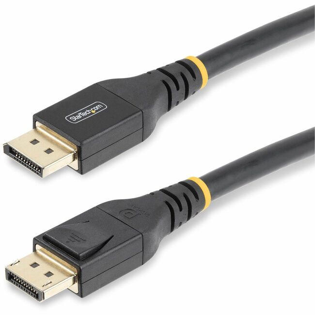 Câble DisplayPort 1.4 actif certifié VESA de 15 m de StarTech.com, DP8K avec HBR3/HDR10/MST/DSC 1.2/HDCP 2.2, 8K 60 Hz, 4K 120 Hz, câble DP 1.4 actif M/M