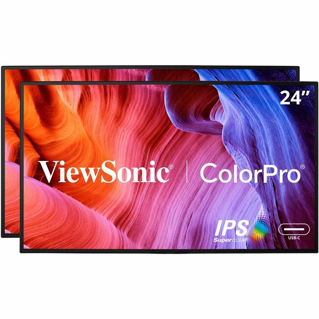 Moniteur LED Full HD ViewSonic ColorPro VP2468a_H2 de 24 pouces - 16:9