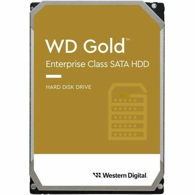 Disque dur WD Gold WD142KRYZ 14 To - 3,5" interne - SATA (SATA/600) - Méthode d'enregistrement magnétique conventionnel (CMR)