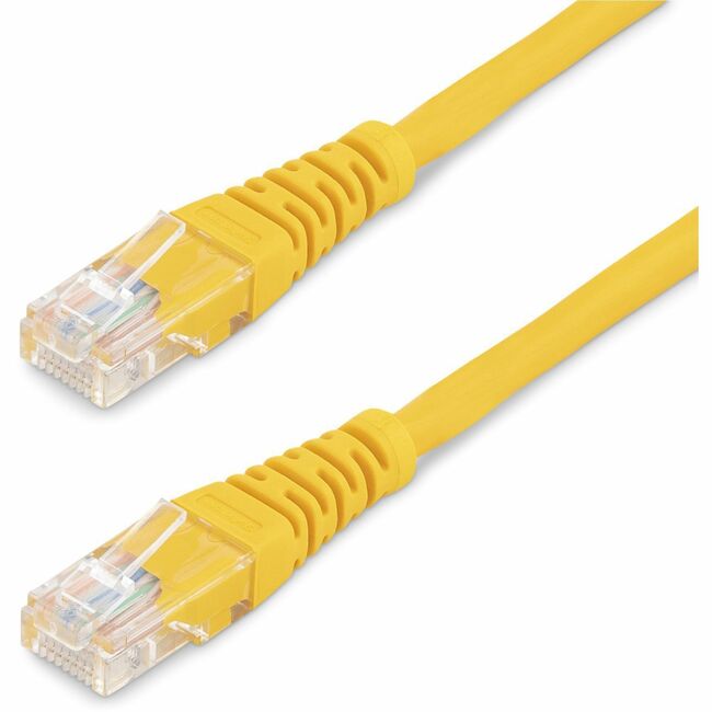 StarTech.com 1 ft Yellow Molded Cat5e UTP Patch Cable