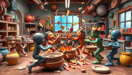 Discover 'Kiln': Double Fine's Unique Pottery-Themed Brawler That Blends Creation and Destruction!