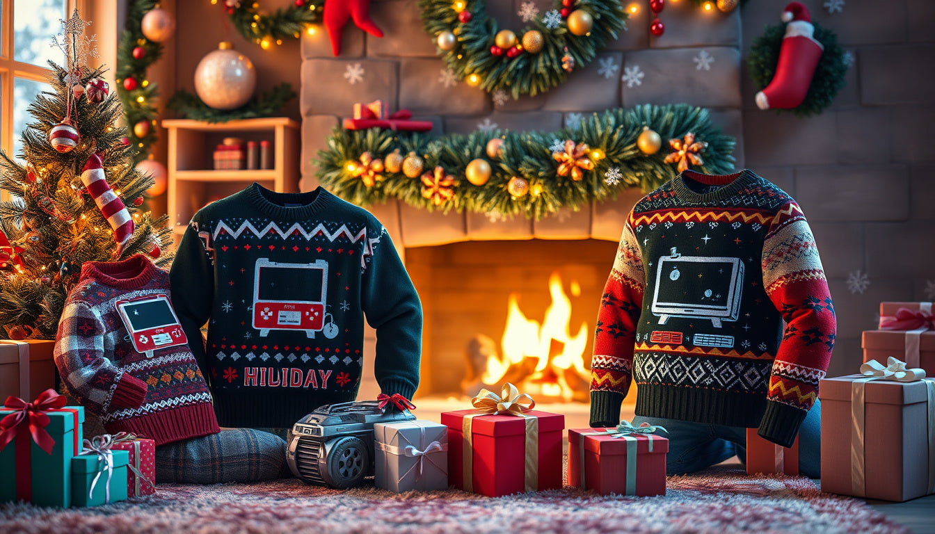 Celebrate the Holidays with Microsoft's Limited-Edition Nostalgia Sweaters!