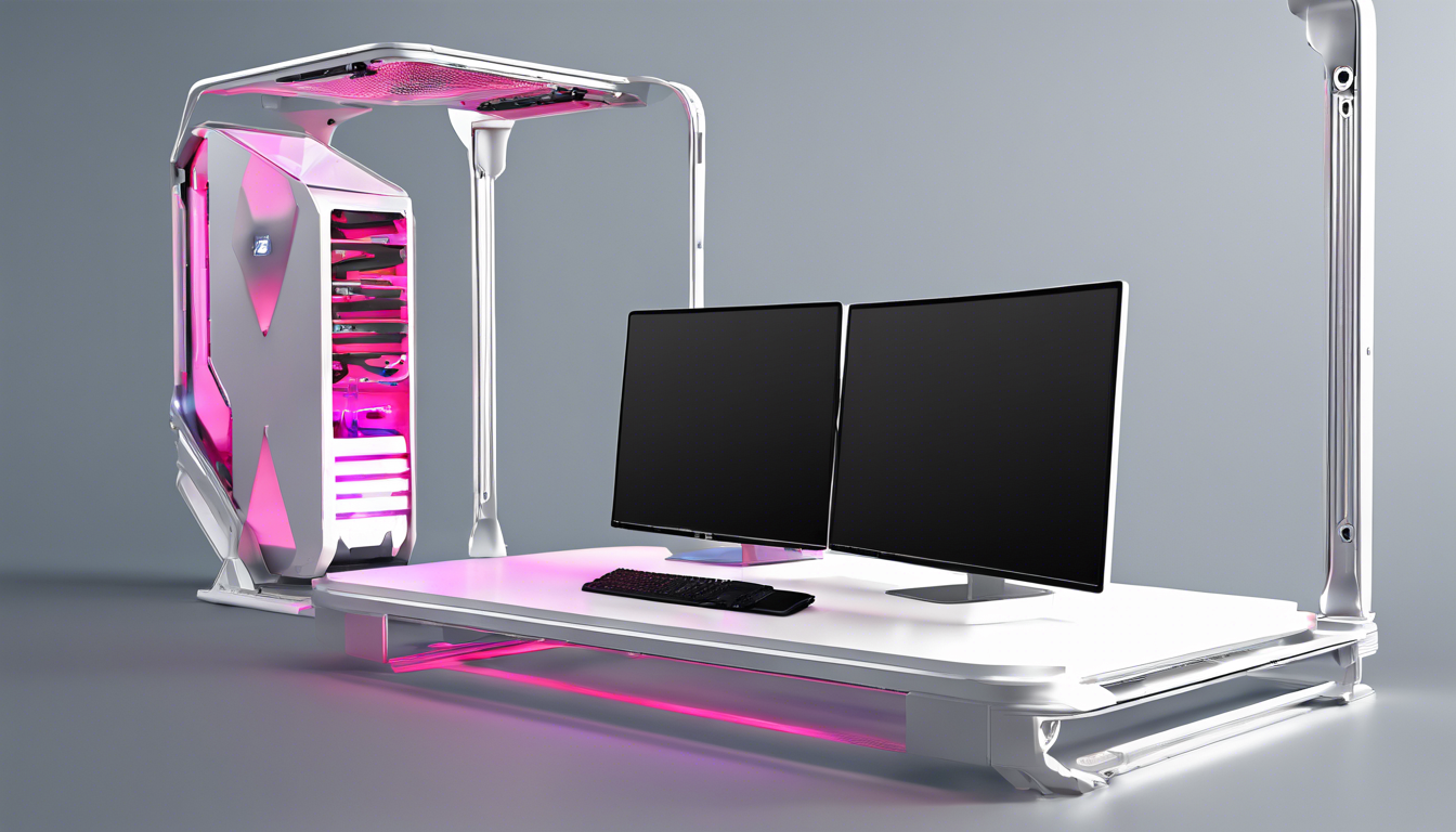 Elevate Your Workspace: Discover the DK07 Mechanized Standing Desk PC Case by Lian Li