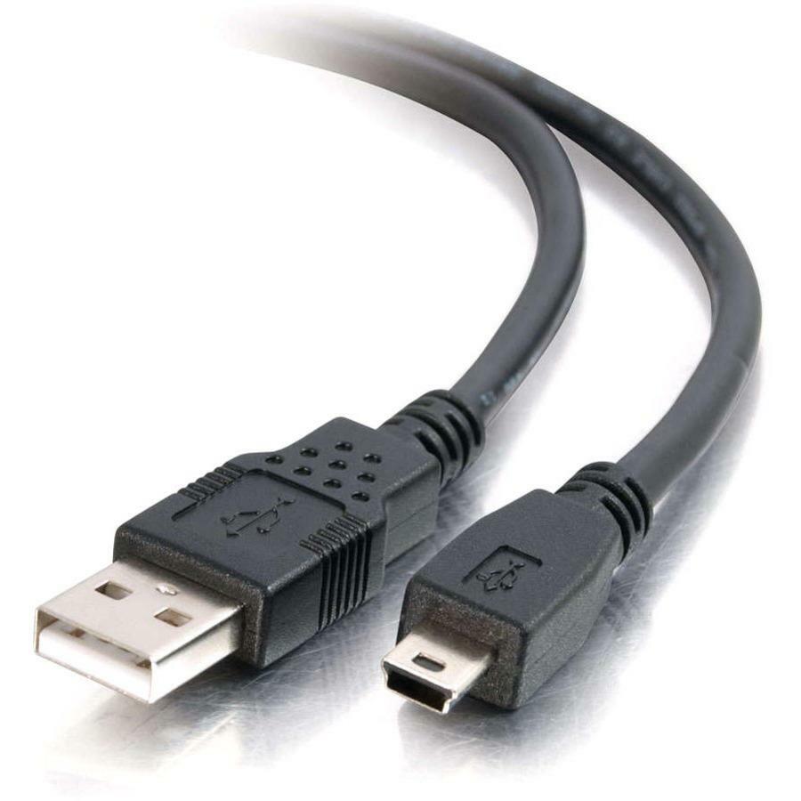 C2G 3.3ft USB A to USB Mini B Cable - USB to Mini B Cable - USB 2.0 - M/M