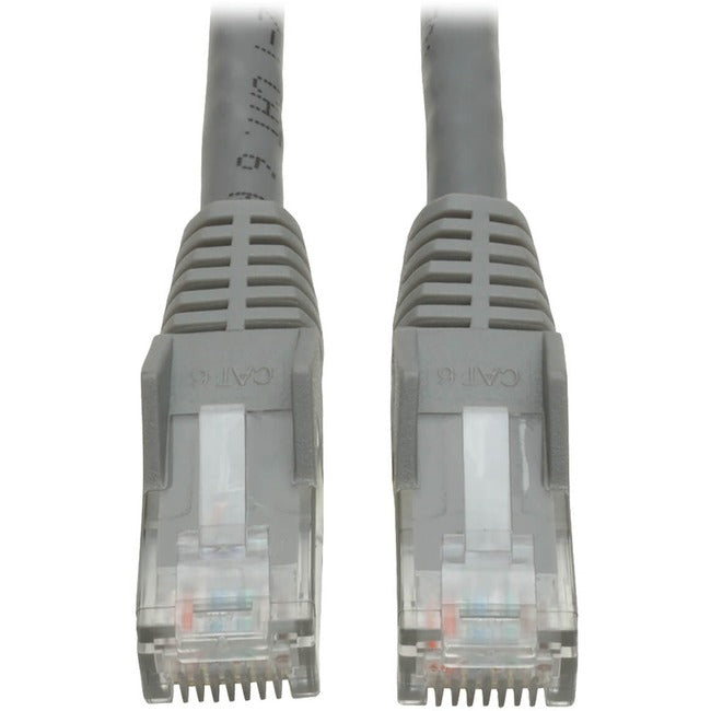 Cat6 Gigabit Snagless Molded Patch Cable (RJ45 M/M) - Gray, 7-ft.