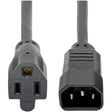 Power Cable - Power NEMA 5-15R - Female Left Gender - C14 - Male Right Gender -2