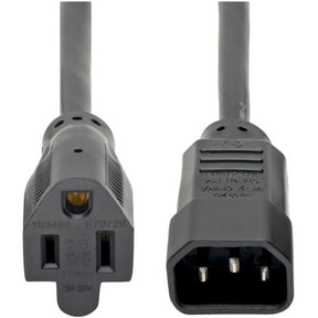 Power Cable - Power NEMA 5-15R - Female Left Gender - C14 - Male Right Gender -2