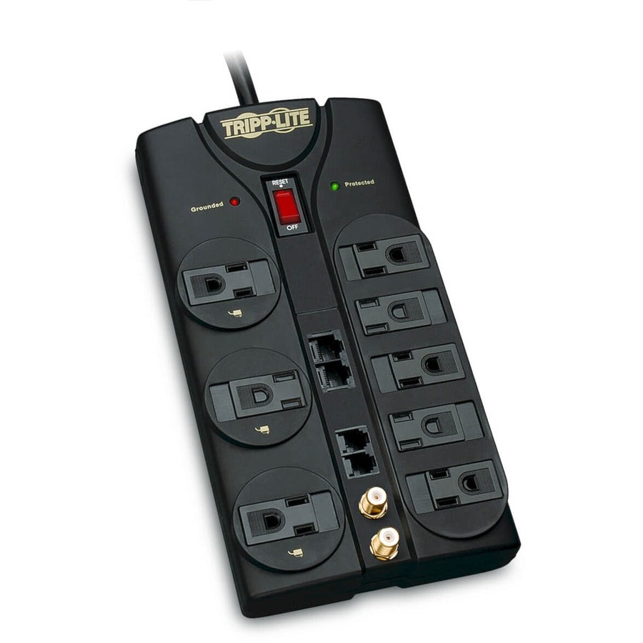 Tripp Lite by Eaton TLP810NET 8-Outlet TV/Modem Surge Protector