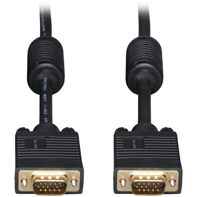 Tripp Lite series VGA High-Resolution RGB Coaxial Cable (HD15 M/M), 15 ft. (4.57
