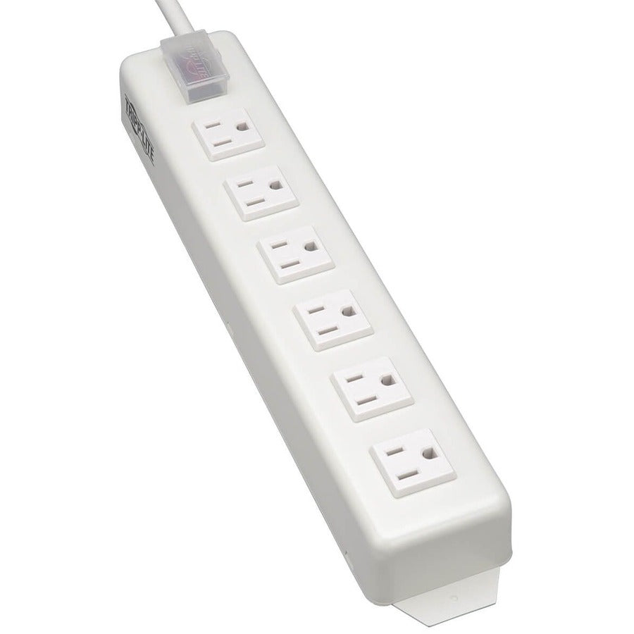 Multiprise métallique Tripp Lite 120 V TLM615NCRA - 6 prises à angle droit avec cordon de 15 pi