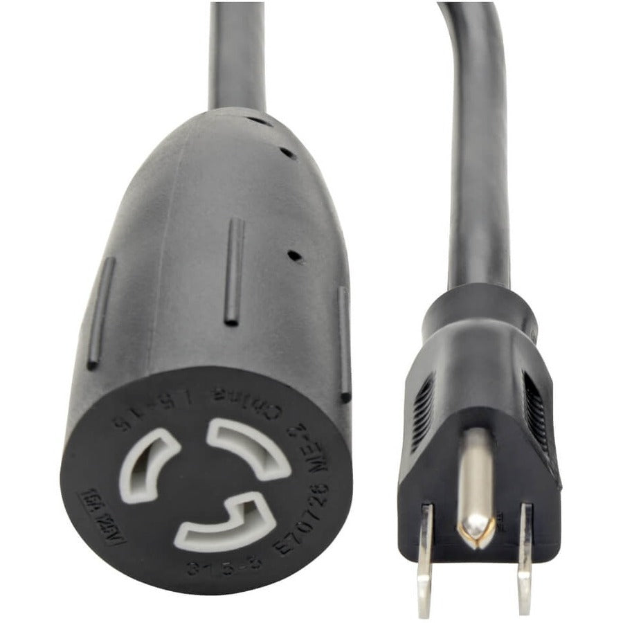 Power Cord - NEMA 5-15P - Male Left Gender - NEMA L5-15R - Female Right Gender -