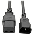 Tripp Lite series Power Cord, C19 to C14 - Heavy-Duty, 15A, 250V, 14 AWG, 2 ft.