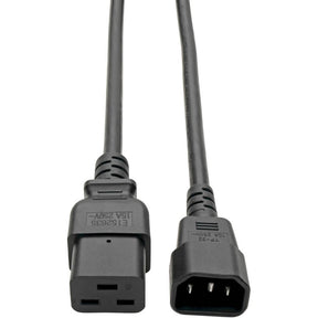 Tripp Lite series Power Cord, C19 to C14 - Heavy-Duty, 15A, 250V, 14 AWG, 4 ft.