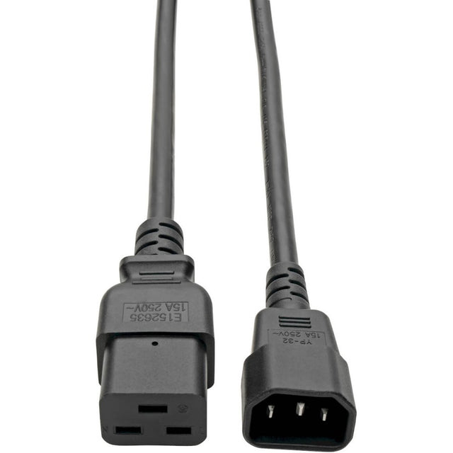 Tripp Lite series Power Cord, C19 to C14 - Heavy-Duty, 15A, 250V, 14 AWG, 4 ft.