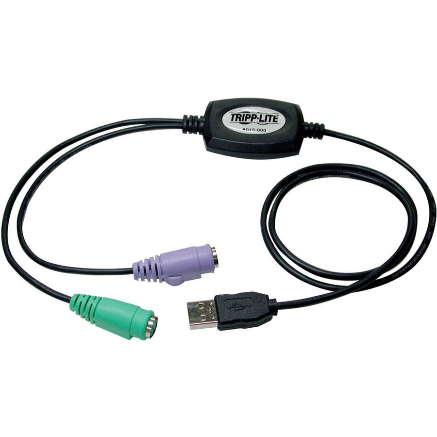 USB to PS/2 Adapter for Keyboard and Mouse