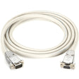 Black Box RS-232 Shielded Null Modem Cable - Metal Hoods DB9 Male/Female, 6-ft. (1.8-m)
