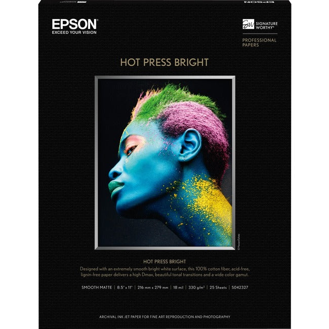 Epson Hot Press Bright Fine Art Paper