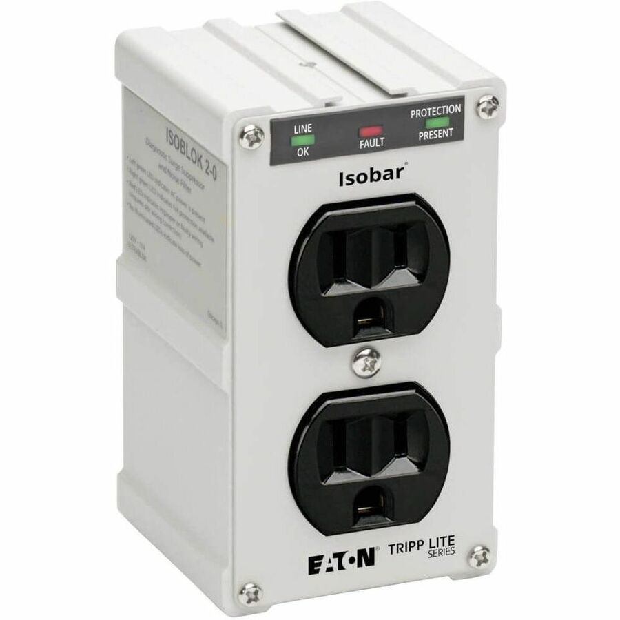 Tripp Lite by Eaton Isobar ISOBLOK2-0 2-Outlets Surge Suppressor/Protector
