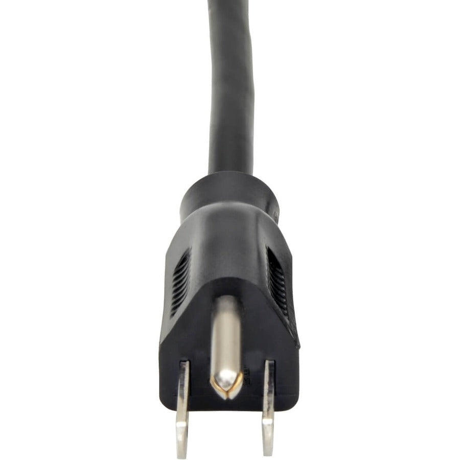 Tripp Lite series Computer Power Cord, NEMA 5-15P to Left-Angle C13 - 10A, 125V,