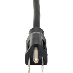 Tripp Lite series Computer Power Cord, NEMA 5-15P to Left-Angle C13 - 10A, 125V,