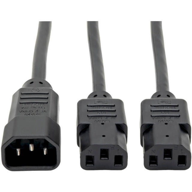 Power Cable - Power IEC 320 EN 60320 C14 - Male Left Gender - Power IEC 320 EN 6