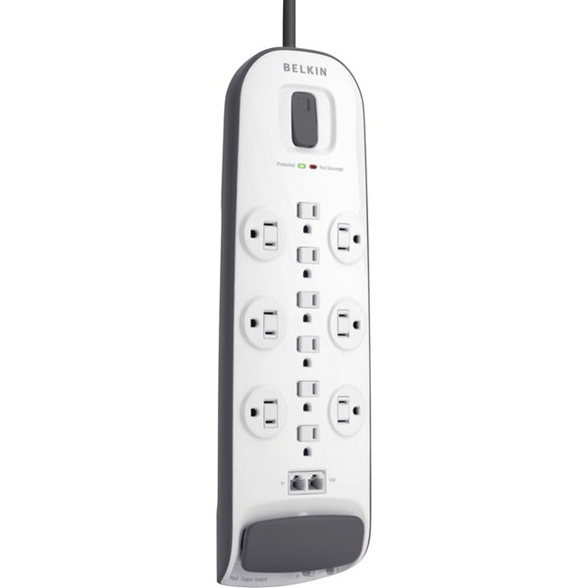 Belkin 12-outlet Surge Protector with 8 ft Power Cord with Cable/Satellite Protection