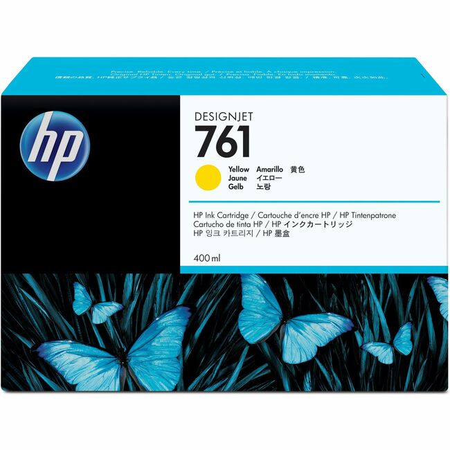 HP 761 (CM992A) Original Inkjet Ink Cartridge - Single Pack - Yellow - 1 / Each