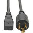 Tripp Lite series Power Cord, C19 to NEMA L6-20 - Heavy-Duty, 20A, 250V, 12 AWG,