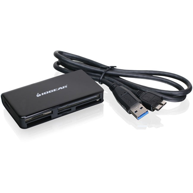 Lecteur/graveur multicartes USB 3.0 IOGEAR pour transfert de données HD